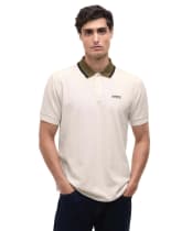 Men's Barbour International Muller Polo Shirt - Whisper White