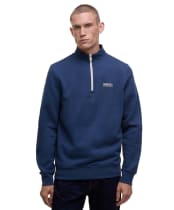 Men's Barbour International Clipper Funnel Neck Sweatshirt - Insignia Blue