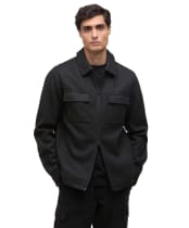 Men's Barbour International Walken Overshirt - Charcoal