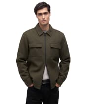 Men's Barbour International Walken Overshirt - Light Sage