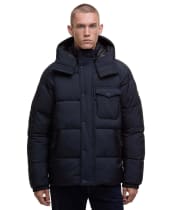 Men's Barbour International Haze Puffer Jacket - Navy
