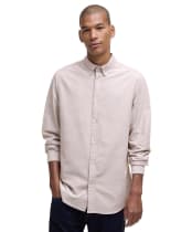 Men's Barbour Oxtown Tailored Shirt - Umber