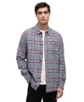 Men's Barbour International Owain Long Sleeved Shirt - Black