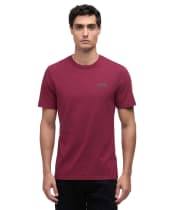 Men's Barbour International Small Logo Tee - Antique Red