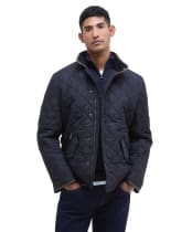 Men's Barbour Powell Quilted Jacket - Navy
