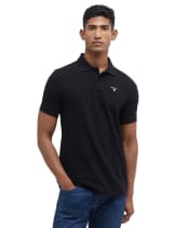 Men's Barbour Sports Polo 215G - Black