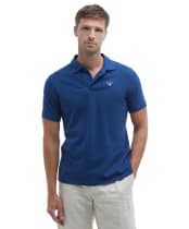 Men's Barbour Sports Polo 215G - Deep Blue