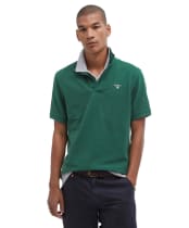Men's Barbour Sports Polo 215G - Racing Green