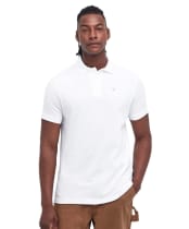 Men's Barbour Sports Polo 215G - White