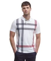 Men’s Barbour Blaine Polo Shirt - White