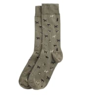 Men's Barbour Mavin Socks - Mid Olive / Dog