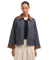 Women's Barbour Freckleton Casual Jacket - Indigo / Dress