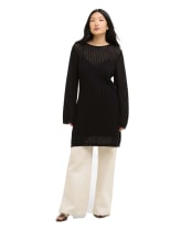 Women's Barbour Daya Knitted Mini Dress - Black