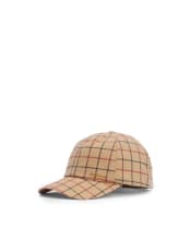 Women's Barbour Mackworth Cap - Beige Tattersall