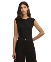 Women's Barbour International Gigi Top - Black