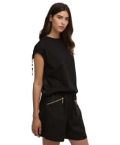 Women's Barbour International Brianna Top - Black