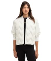 Women's Barbour International Prism Quilted Sweat - Vaporous Grey