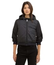 Women's Barbour International Equinox Quilted Sweat - Black