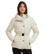 Women's Barbour International Jada Puffer Jacket - Bone White