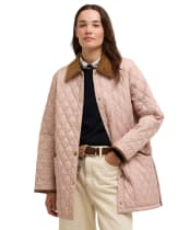 Women's Barbour Icons Modern Liddesdale Quilted Jacket - Gardenia / Dress / Beige