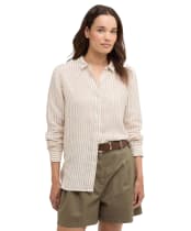Women's Barbour Marine Shirt - Hessian Stripe