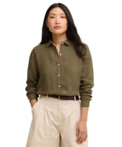 Women's Barbour Marine Shirt - Dusky Khaki