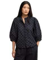 Women's Barbour Layla Top - Dark Navy