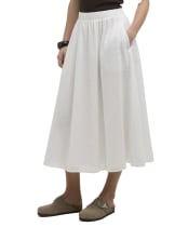 Women's Barbour Melody Midi Skirt - White
