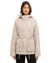 Women's Barbour International Piper Showerproof Jacket - Cement