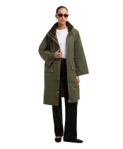 Women's Barbour Rowton Showerproof Jacket - Ivy Green / Ancient