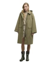 Women's Barbour Blearigg Showerproof Jacket - Bleached Olive