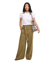 Women's Barbour Gabby Trousers - Bleached Olive