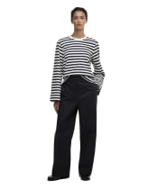 Women's Barbour Inez Trousers - Dark Navy
