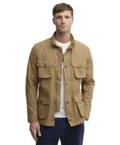 Men's Barbour Corbridge Casual Cotton Jacket - Stone