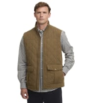Men's Barbour Sander Quilted Gilet - Beech