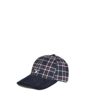 Men's Barbour Benson Cap - Navy / Red Check