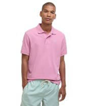 Men's Barbour Sports Polo 215G - True Pink