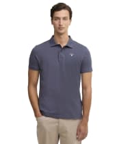Men's Barbour Sports Polo 215G - Washed Navy