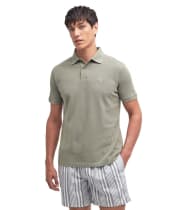 Men's Barbour Sports Polo 215G - Dusty Green