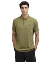 Men's Barbour International Essential Polo - Cable Olive