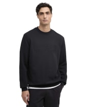 Men's Barbour International Theo Applique Crew Sweatshirt - Black