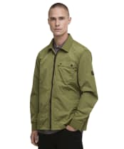 Men's Barbour International Inline Overshirt - Cable Olive