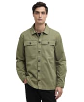 Men's Barbour International Arlo Overshirt - NEW BURNT OLIVE