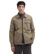 Men's Barbour Crail Wax Ripstop Overshirt - Concrete