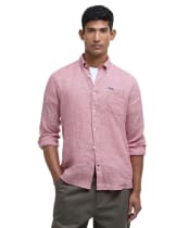 Men's Barbour Linton Tailored Shirt - Red Spice