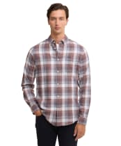 Men's Barbour Hillroad Long Sleeve Tailored Fit Cotton Shirt - Peppercorn