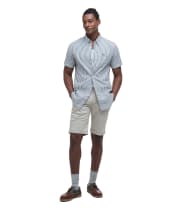 Men's Barbour Smart Chino Shorts - Mist