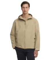 Men's Barbour Modern Rokig Hooded Showerproof Jacket - Washed Stone