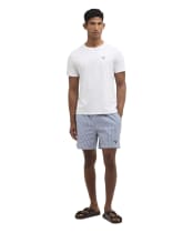 Men's Barbour Gingham Seersucker Swim Short - Sailboat Blue