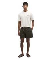 Men's Barbour Water Reactive Tartan Swim Short - Olive / Ancient Tartan